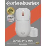 SteelSeries Sensei Pro Mini, Souris gaming Blanc, 100 - 42 000 DPI, 8K, UWB / 6 GHz