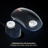 SteelSeries Sensei Pro Mini, Souris gaming Blanc, 100 - 42 000 DPI, 8K, UWB / 6 GHz