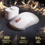 SteelSeries Steelseries Sensei Pro WL Mini - WT, Souris gaming Blanc