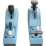 Thrustmaster TCA Quadrant Add-on Airbus Edition gaming, Régulateur de poussée Bleu-gris/Noir, PC