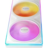 be quiet! Light Wings Pro IO 420mm Reverse ventilateurs de boîtier RGB  Blanc, 3 pièces, 420 x 140 x 28 mm