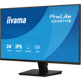iiyama ProLite X2491HS-B1 23.8" Moniteur  Noir, 120 Hz, HDMI, DisplayPort, Audio