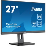 iiyama ProLite XUB2792QSU-B6 27" Moniteur  Noir (Mat), HDMI, DisplayPort, USB, Audio