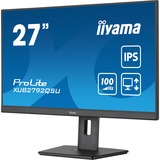 iiyama ProLite XUB2792QSU-B6 27" Moniteur  Noir (Mat), HDMI, DisplayPort, USB, Audio