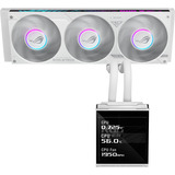 ASUS ROG Strix SLC IV 360 ARGB LCD, Watercooling Blanc, Kit de refroidissement du liquide, 12 cm, Blanc
