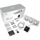 ASUS ROG Strix SLC IV 360 ARGB LCD, Watercooling Blanc, Kit de refroidissement du liquide, 12 cm, Blanc