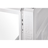 ASUS TUF Gaming GT502 PLUS, Boîtier PC Blanc, 2x USB-A | 1x USB-C | Tempered Glass
