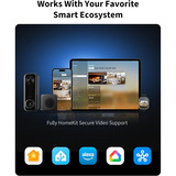 Aqara AC035GLB02, Sonnette de porte Noir