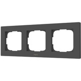 Aqara Cadre pour switches H2 EU 3 groupes, Finition Gris