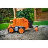 BIG Power-Worker - Chariot à débris + Figure, Jeu véhicule Orange/gris