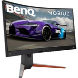 BenQ MOBIUZ EX3410R 34" Curved UltraWide, Moniteur gaming Noir, 2x HDMI, DisplayPort, 2x USB-A 3.2 (5 Gbit/s), USB-B, 144 Hz