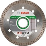 Bosch Disques à tronçonner diamantés Best for Ceramic Extra Clean Turbo, Disque de coupe 11,5 cm, 2,22 cm, 1,4 mm
