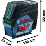 Bosch Laser points et lignes GCL 2-50 CG Professional, Laser Cross Ligne Bleu/Noir