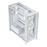 Corsair FRAME 5000D WOOD RS boîtier midi tower Blanc/bois | 3x USB-C | Window