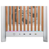 Corsair FRAME 5000D WOOD RS boîtier midi tower Blanc/bois | 3x USB-C | Window