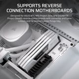 Corsair FRAME 5000D WOOD RS boîtier midi tower Blanc/bois | 3x USB-C | Window