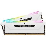 Corsair Vengeance RGB PRO SL 16 Go DDR4-3200 (2x 8 Go) mémoire vive Blanc, CMH16GX4M2E3200C16W, XMP 2.0