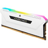 Corsair Vengeance RGB PRO SL 16 Go DDR4-3200 (2x 8 Go) mémoire vive Blanc, CMH16GX4M2E3200C16W, XMP 2.0