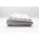 Ducky One 3 Mini White, clavier gaming Blanc/Argent, Layout BE, Cherry MX RGB Brown, LED RGB, 60%, ABS