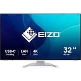EIZO FlexScan EV3240X-WT 32" 4K Ultra HD Moniteur Blanc, 1x DisplayPort, 2x HDMI, 2x USB-C, 3x USB-A, 1x RJ-45