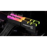 G.Skill DIMM 32 GB DDR4-4000 (2x 16 GB) Dual-Kit, Mémoire vive Noir, noir, F4-4000C18D-32GTZR, Trident Z RGB, INTEL XMP