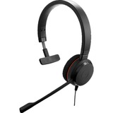 Jabra Evolve 20SE MS Mono Casque Avec fil Arceau Bureau/Centre d'appels USB Type-A Noir, Casque/Écouteur Avec fil, Bureau/Centre d'appels, 150 - 7000 Hz, 142 g, Casque, Noir