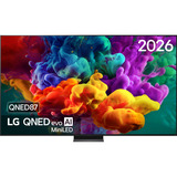 LG QNED87 evo AI 100" 4K Ultra HD TV Noir, 4x HDMI, 2x USB, Optique, Bluetooth, LAN, WLAN, CI+, HDR10, Dolby Vision