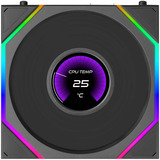 Lian Li UNI FAN TL LCD FLEX ventilateur de boîtier RGB  Noir, 124 x 120 x 28 mm, PWM