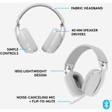 Logitech Zone Vibe 100 casque over-ear Blanc