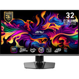 MSI MPG 321URX QD-OLED 31.5" 4K Ultra HD Moniteur gaming Noir, 1x DisplayPort, 2x HDMI, 1x USB-C, 2x USB-A, 240 Hz