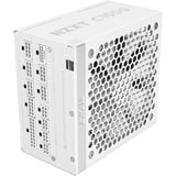 NZXT C1000 Gold ATX 3.1 alimentation  modulaire 1000 watt Blanc, 1x 12V-2x6, 3x PCIe