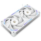 NZXT F240X RGB ventilateurs de boîtier Blanc, 2 pièces, 240 x 120 x 30 mm, PWM