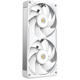 NZXT F240X RGB ventilateurs de boîtier Blanc, 2 pièces, 240 x 120 x 30 mm, PWM