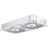 NZXT F240X RGB ventilateurs de boîtier Blanc, 2 pièces, 240 x 120 x 30 mm, PWM