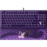 Razer Ornata V3 Tenkeyless - Pokémon Espeon & Umbreon Edition RGB clavier gaming Violet, Layout US (QWERTY), Razer Hybrid-Mecha-Membran, 80% (TKL)