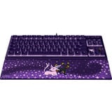 Razer RGB clavier gaming Violet, Layout US (QWERTY), Razer Hybrid-Mecha-Membran, 80% (TKL)