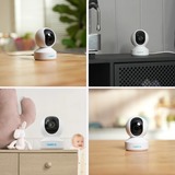 Reolink E340, caméra PTZ à double bande Super HD de 5 mégapixels, Camera Blanc