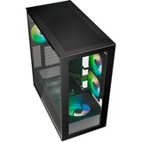 Sharkoon Rebel C60 RGB boîtier midi tower Noir | 2x USB-A | 1x USB-C | RGB | Window