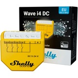 Shelly Qubino Wave i4 DC, Interrupteur Jaune