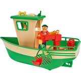 Simba Fireman Sam - Le bateau de pêche de Charlie avec figurine, Jeu véhicule 