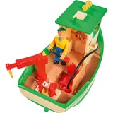 Simba Fireman Sam - Le bateau de pêche de Charlie avec figurine, Jeu véhicule 