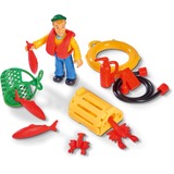 Simba Fireman Sam - Le bateau de pêche de Charlie avec figurine, Jeu véhicule 