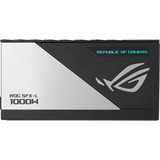 ASUS ROG Loki SFX-L Platinum alimentation modulaire 1000 watt Noir, 1x 12V-2x6, 3x PCIe, 1000 W, 100 - 240 V, 110 W, 1000 W, 110 W, 9,6 W