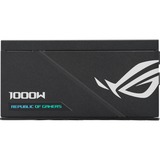 ASUS ROG Loki SFX-L Platinum alimentation modulaire 1000 watt Noir, 1x 12V-2x6, 3x PCIe, 1000 W, 100 - 240 V, 110 W, 1000 W, 110 W, 9,6 W