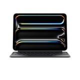 Apple Magic Keyboard pour 11‑inch iPad Pro (M4), clavier Noir, Layout l’UE (QWERTY), Mécanique des ciseaux, EU lay-out (QWERTY), Scissor switches