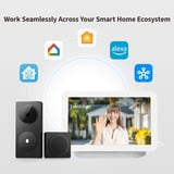 Aqara Doorbell Camera Hub G410 Select, Sonnette de porte Noir, Wifi, Bluetooth, Zigbee, Matter