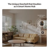 Aqara Doorbell Camera Hub G410 Select, Sonnette de porte Noir, Wifi, Bluetooth, Zigbee, Matter