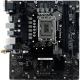 Biostar B760MX2-E carte mère socket 1700 Noir, RAID, Gb-LAN, Sound, µATX)