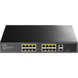 Cudy 16-Port 10/100M PoE+ Switch Noir