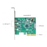 DeLOCK PCIe x4 > 2x USB-C 3.2 Gen 2 externe, Contrôleur USB 